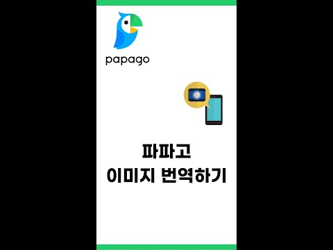   파파고 앱으로 이미지 번역하는 방법 출발어로 언어감지 선택