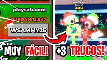 ¡Cómo OBTENER CÓDIGOS del FESTIVE 67 en Steal a Brainrot! 3 Formas Gratis (Roblox)