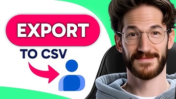 How to EXPORT Google Contacts to CSV (Step by Step) 2025