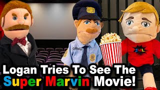 SML Movie: Logan Tries To See The Super Marvin Movie!