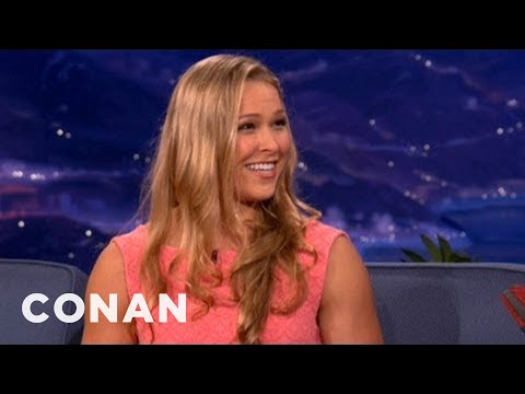 MMA Champ Ronda Rousey On Sex Before Matches | CONAN on TBS