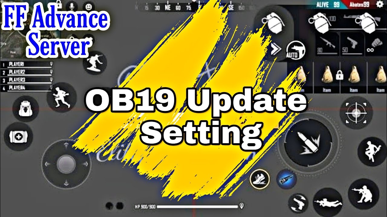 FreeFire Advance Server OB 19 Update Full Setting, New Landmine circle and Free incubator Blueprint.