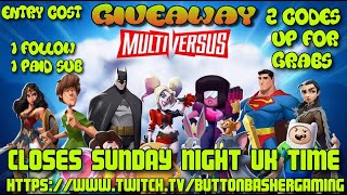 🎈 MULTI VERSUS CLOSED ALPHA 2 ON 2 MATCHES 🐰 JOIN ME ON TWITCH SUNDAY 22ND MAY FOR 2 CODES GIVEAWAY