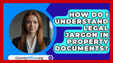 How Do I Understand Legal Jargon In Property Documents? - CountyOffice.org
