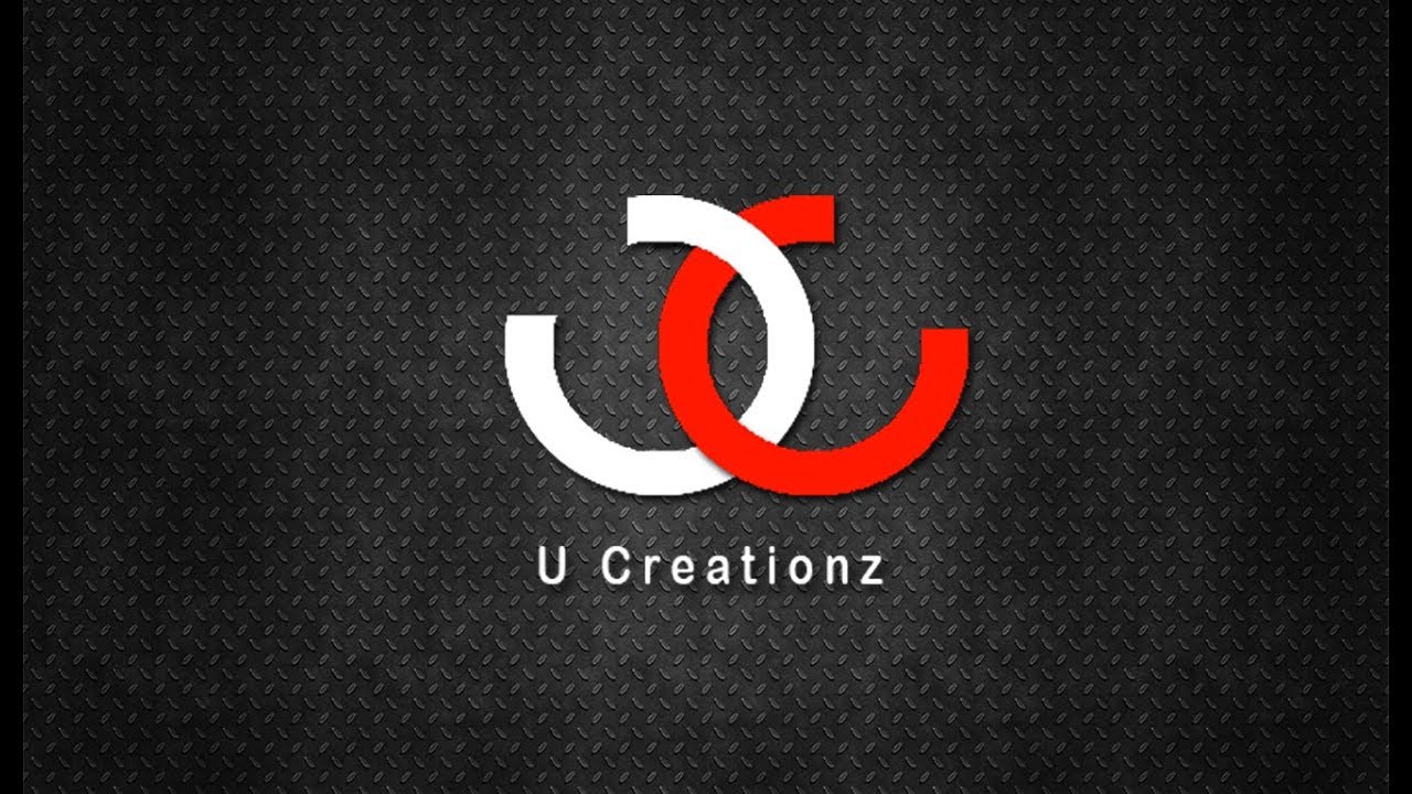 How to Create a Logo like UCreationz in photoshop | tutorial for Beginners