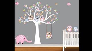 Baby Wall Decals - Nursery Wall Decals Birch Trees | Home Interior Wall Decor & Design