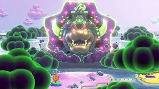Super Mario Bros Wonder (NS) Story Scene #33 - The Sixth Royal Seed takes out the Piranha Cloud