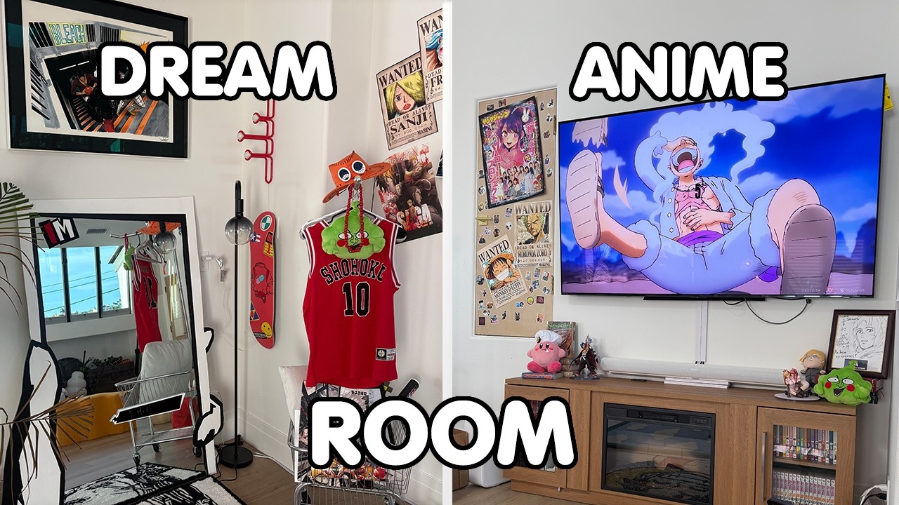 We Built Our DREAM Anime Room ($20,000)