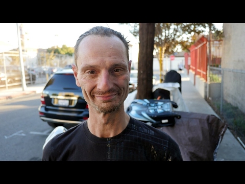 Samuel is homeless in Los Angeles and suffers from mental illness.