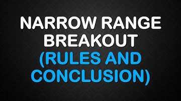 Narrow Range Breakout Rules And Conclusion (In Hindi) | By Abhijit Zingade