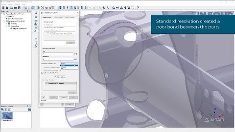 Altair SimSolid - Edit Connections