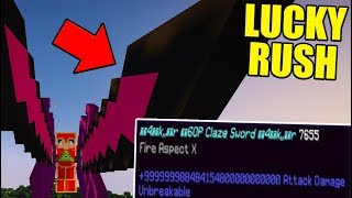 Op CLAZE Sword mit über 999 TRILLIARDEN Schaden | Minecraft Lucky Rush