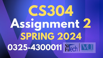 CS304 assignment 2 solution 2024 | cs304 assignment 2 solution spring 2024