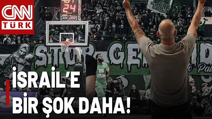 İsrail'i Şoke Eden Pankart! Yunanistan'da Maça Çıktıklarına Pişman Oldular...