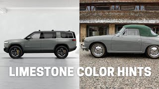 Rivian's Jeff Hammoud drops limestone color hints.