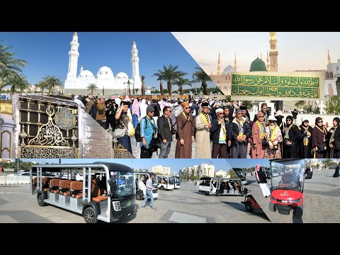 صلاة الفجر في المسجد النبوي وجولة صباحية في مساجد التاريخية بالمدينة المنورة 