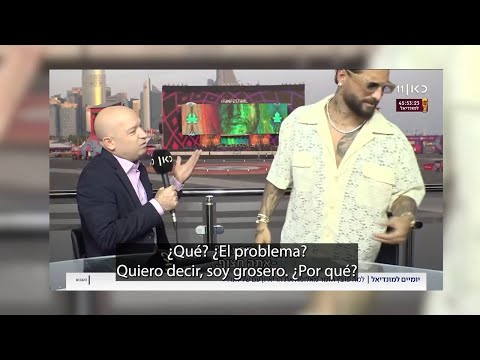 Maluma se va de una entrevista en Qatar enfurecido