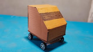 How To Make A Mini Cardboard Car//Cardboard craft