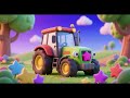 Tractor Mixes Color Stars | Colors Song for Kids | Nursery Rhymes