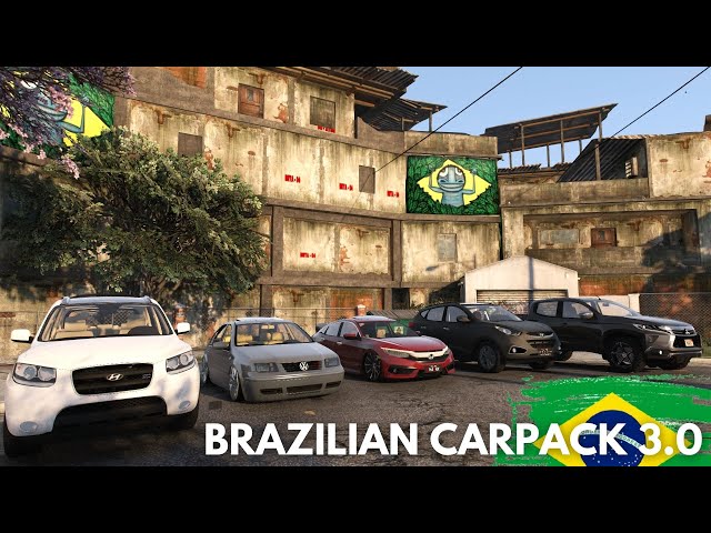 GTA V: COMO INSTALAR PACK DE CARROS BRASILEIROS NO SEU JOGO! Brazilian  Carpack 1.0 