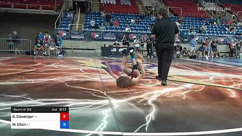 113 Lbs Round Of 128 - Guy Clevenger, Oklahoma Vs ...