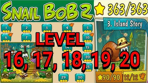 Snail Bob 2 - Island Story - Level 16-20