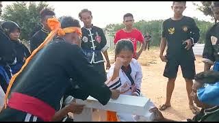 siswa kera sakti ini berani nantang batako/srikandi Pasker Dayak Indonesia cabang Kutai timur kaltim