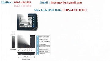 Màn hình cảm ứng HMI Delta DOP-AE57B(C)(G)STD / DOP-AE80THTD / DOP-AE94BSTD / DOP-AE10THTD1
