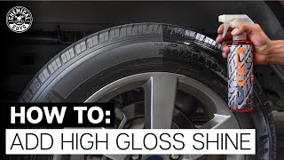 How To Revive A Deep Wet Shine to Dull Tires & Trim! - Chemical Guys