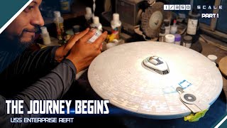 #newtype #startrek The Journey Begins Part 1! 1/350 Star Trek Uss Enterprise Refit