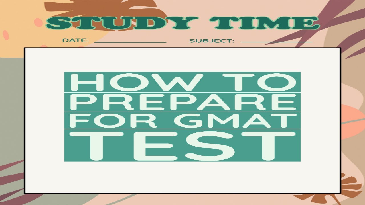 How to prepare for GMAT Test online for beginners tutorials YouTube