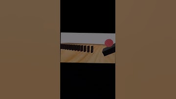 Domino Fall Effect: amazing domino chain reaction - Domino tricks