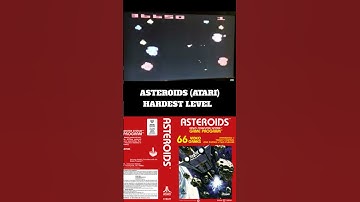 Atari 2600 - Asteroids Challenge Hardest level! #shorts #short