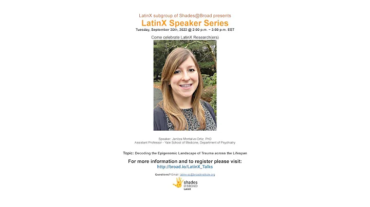 LatinX Speaker Series: Janitza Montalvo-Ortiz, PhD