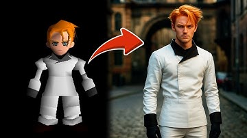 Final Fantasy VII Characters in Real Life (PS1 Original AI Transformations)