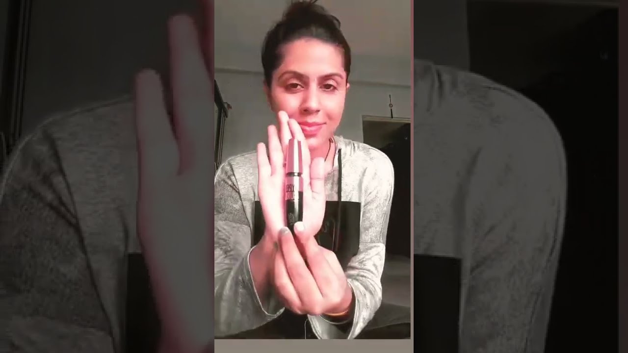 Maybelline || hyper curl waterproof mascara ||try on👁🧿❤