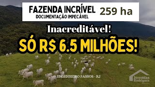 A FAZENDA MAIS INCRÍVEL QUE VOCÊ JÁ VIU, POR APENAS R$6.5 MILHÕES EM ENGENHEIRO PASSOS-RJ.