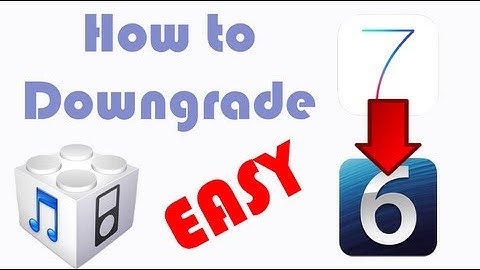 How to Downgrade iOS 7 to iOS 6.1.3/6.1.4 - iPhone 4/4S/5, iPod Touch 5G, iPad 2/3/4 Mini!