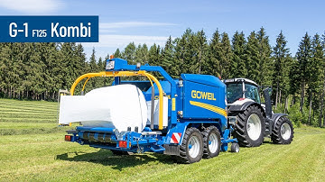 G-1 F125 KOMBI | ROUND BALE BALER-WRAPPER COMBINATION | GOEWEIL