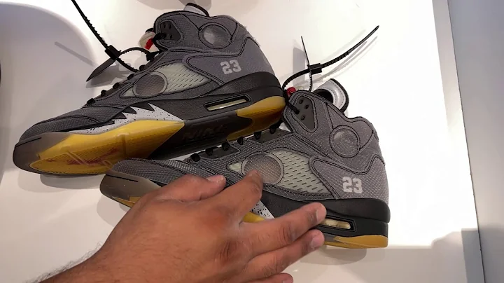 OFFWhite Jordan 5 Black  Real vs Fake 1080p