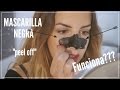 MASCARILLA NEGRA| &quot;peel off&quot;| Funciona?| Angelaa Montes