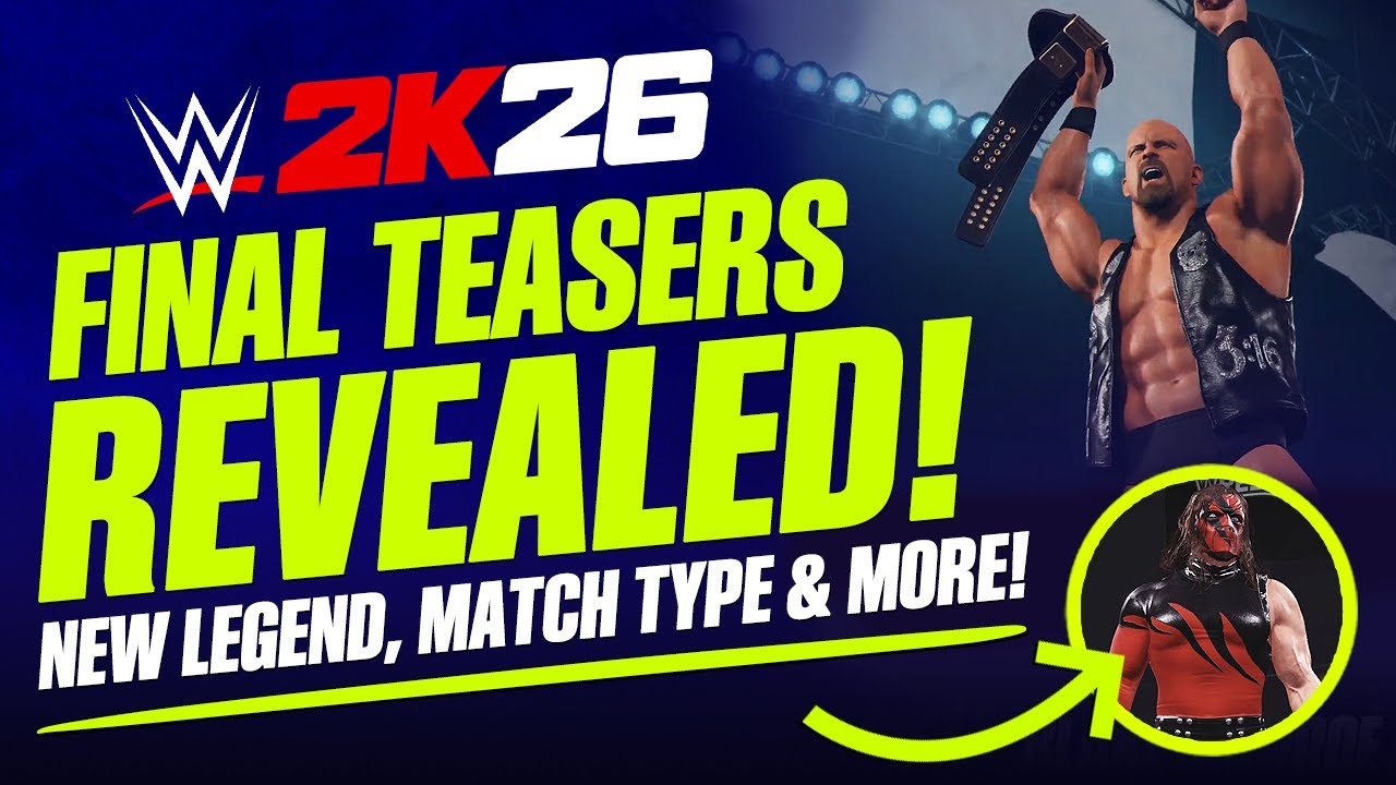 WWE 2K26: Final Teasers Reveal New Legends, Match Types, Dream Matches & More!
