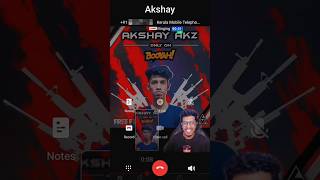 V Badge Player Akshay Akz Sniper Trick Paranju Thannu Call With Akshay Akz