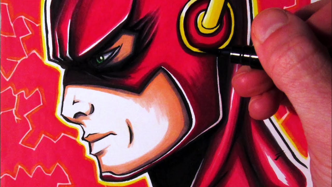 Let'S Draw The Flash - Fan Art Friday - Youtube