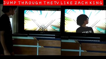 Jump through the TV tutorial, Zach king effect on Kinemaster