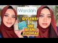 GIVEAWAY!!! WARDAH ONE BRAND MAKEUP TUTORIAL | ARE YOU INSPIRED? 💖