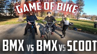 MALFOY VS GUWER & DUGAN 🛴🚴‍♂️ GAME OF BIKE 😲 screenshot 1