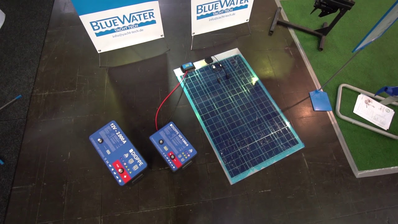 MeerSeen Akku-Solarpaneel auf der Magdeboot 2018