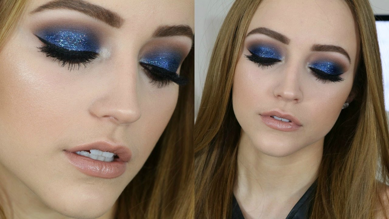 Glittery New Years Eve Makeup Tutorial YouTube