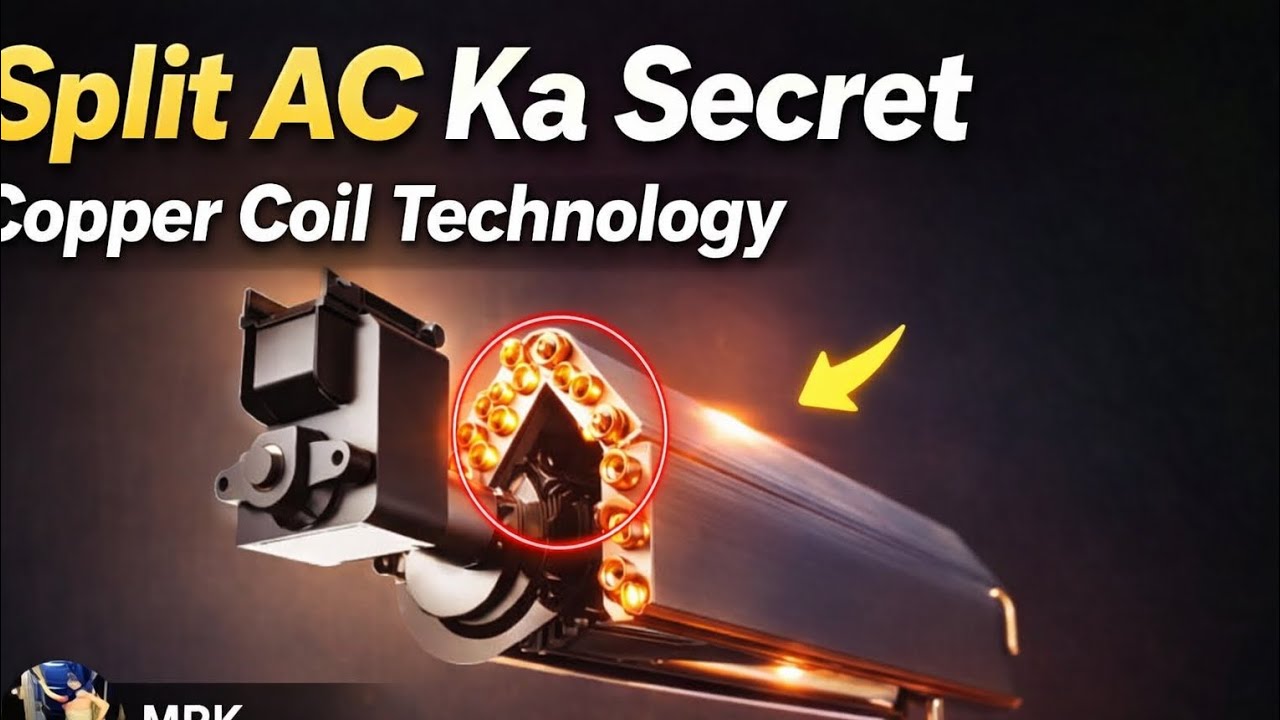 “Inside Split AC Coil | How Air Conditioner Works | MRK Air Controls ...